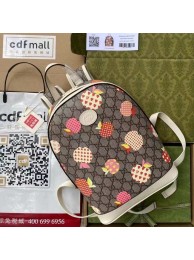 Gucci Les Pommes small backpack 552884 White HY6253hi67