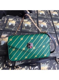 Gucci Medium double shoulder bag 524822 green HY9172Dq89