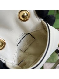 Gucci mini Blondie card case wallet 698635 white HY3548gE29