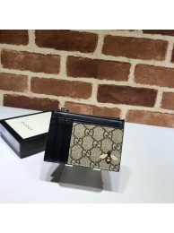 Gucci Neo Vintage GG Supreme card case 597555 Black HY14545oJ62