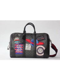 Gucci Night Courrier soft GG Supreme carry-on duffle 474131 black HY21588PC54