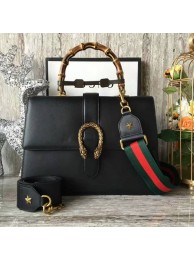 Gucci Now Bamboo Shopper Bag 421999A Black HY20141VF54