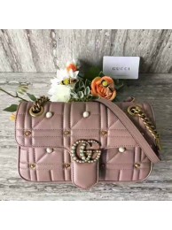 Gucci Now Marmont Mmatelasse Shoulder Bag 443497 HY8169MO84
