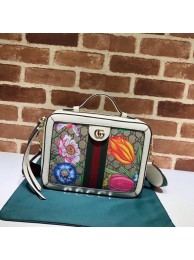Gucci Ophidia GG Flora small shoulder bag 550622 white HY26722wn15