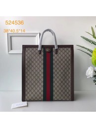 Gucci Ophidia GG medium top handle bag 524536 brown HY6563Pf97