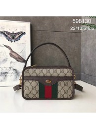 Gucci Ophidia GG Mini Shoulder Bag 598130 brown HY624EB28