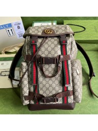 Gucci Ophidia GG Supreme backpack 690999 Brown HY3754Fh96
