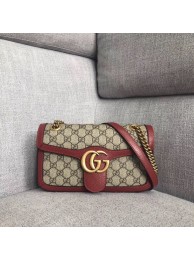 Gucci Ophidia GG Supreme small shoulder bag 443497 red HY14058io33