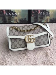 Gucci Ophidia GG Supreme small shoulder bag 443497 white HY7715Lp50