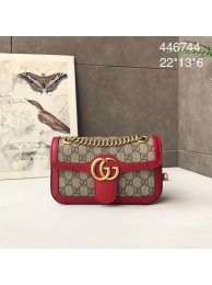Gucci Ophidia GG Supreme small shoulder bag 446744 red HY5406kC27