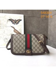 Gucci Ophidia GG Supreme small shoulder bag 548304 brown HY3230oJ62