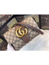 Gucci Ophidia GG Supreme small shoulder bag 550129 brown HY24817UF26