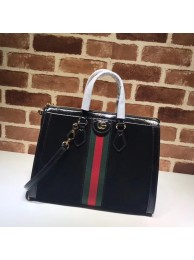 Gucci Ophidia medium top handle bag 524537 black HY18086Qu69