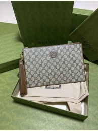 Gucci Ophidia pouch 672953 brown HY7651TP23