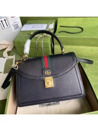 Gucci Ophidia small top handle bag with Web 651055 black HY1615lU52