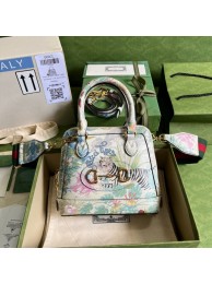 Gucci Ophidia small top handle bag with Web 677212 tiger HY20381OG45