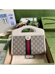 Gucci Ophidia small tote with Web 693724 white HY10046rd58
