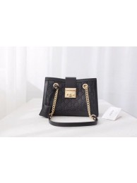Gucci original leather Padlock shoulder bag 498156 black HY23482jf20