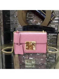 Gucci Padlock Gucci Signature Mini Shoulder Bag 409487 Pink HY1318UE80