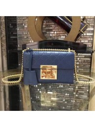 Gucci Padlock Gucci Signature Mini Shoulder Bag 409487 Royal HY10142dX32