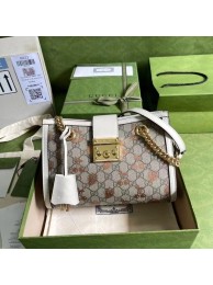 Gucci Padlock small berry tote bag 498156 White HY12916HW50