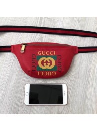 Gucci Print small belt bag 527792 red HY16182jf20