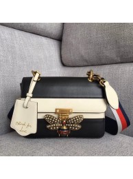 Gucci Queen Margaret small shoulder bag 476542 black&white HY26966Va47
