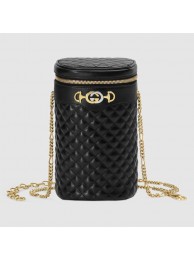 Gucci Quilted leather belt bag 572298 black HY26431Af99