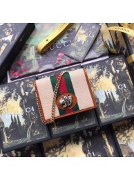 Gucci Rajah chain card case wallet 573790 Brown HY8126CI68