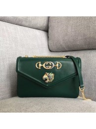 Gucci Rajah medium shoulder bag 537241 green HY7688SS41