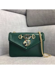 Gucci Rajah small shoulder bag 537243 Dark green HY25024VI95