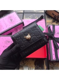 Gucci Signature card case with cat 548050 black HY24755fw56