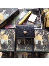 Gucci Signature card case with cat 548057 black HY2990sf78