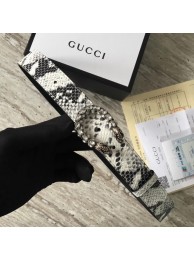 Gucci Snakeskin belt with Horsebit A488940 HY16807su78