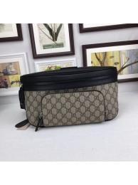 Gucci Soft GG Supreme belt bag 406372 black HY23240hT91