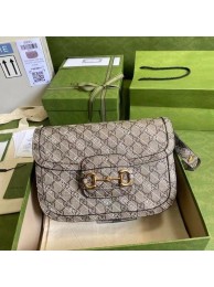 Gucci The Hacker Project small Gucci Horsebit 1955 bag 602204 Beige HY13656Af99