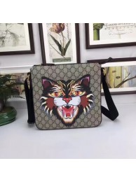Gucci Tiger GG Supreme Messenger Bag 406408 Brown HY26032bT70