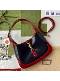Gucci Vintage Jackie 1961 Original Leather Hobo Bag 636706 Black & Wine HY6655hc46
