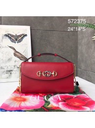 GUCCI Zumi small leather shoulder bag 572375 red HY12979VI95