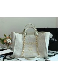High Imitation Chanel Canvas Tote Shopping Bag B66941 white HY19292bg96
