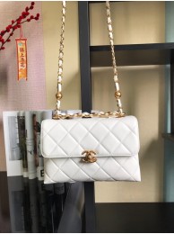 High Imitation Chanel Flap Lambskin Shoulder Bag AS3011 white HY6152bg96