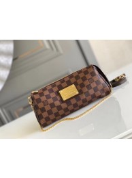 High Imitation Louis Vuitton Original Damier Ebene Canvas Eva Clutch N55213 HY10167bg96
