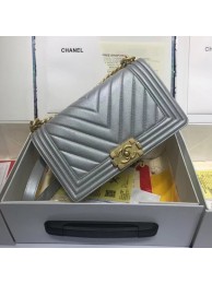 High Quality Chanel Leboy Original caviar leather Shoulder Bag V67086 silver gold chain HY19637BH97