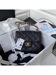 High Quality CHANEL mini flap bag AS2468 black HY4796pR54