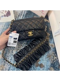 High Quality Chanel small flap bag Lambskin & Gold-Tone Metal AS2204 black HY18666pR54