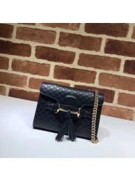 High Quality Gucci Mini leather bag 449636 black HY2847BH97