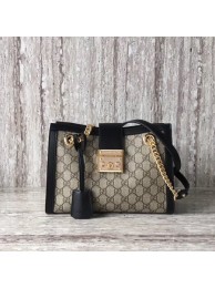 High Quality Gucci Padlock Small GG Shoulder Bag 498156 Black HY17082BH97