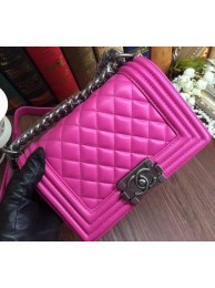 High Quality Imitation Boy Chanel Flap Shoulder Bags Sheepskin Leather A67085 Rose HY26451wn47