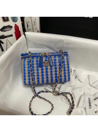 High Quality Imitation Chanel Weave Shoulder Bag AP1999 blue HY2211Vu82