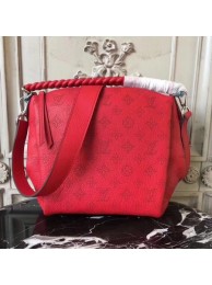 High Quality Imitation Louis Vuitton Mahina Leather BABYLONE CHAIN BB M51223 Red HY8051Vu82